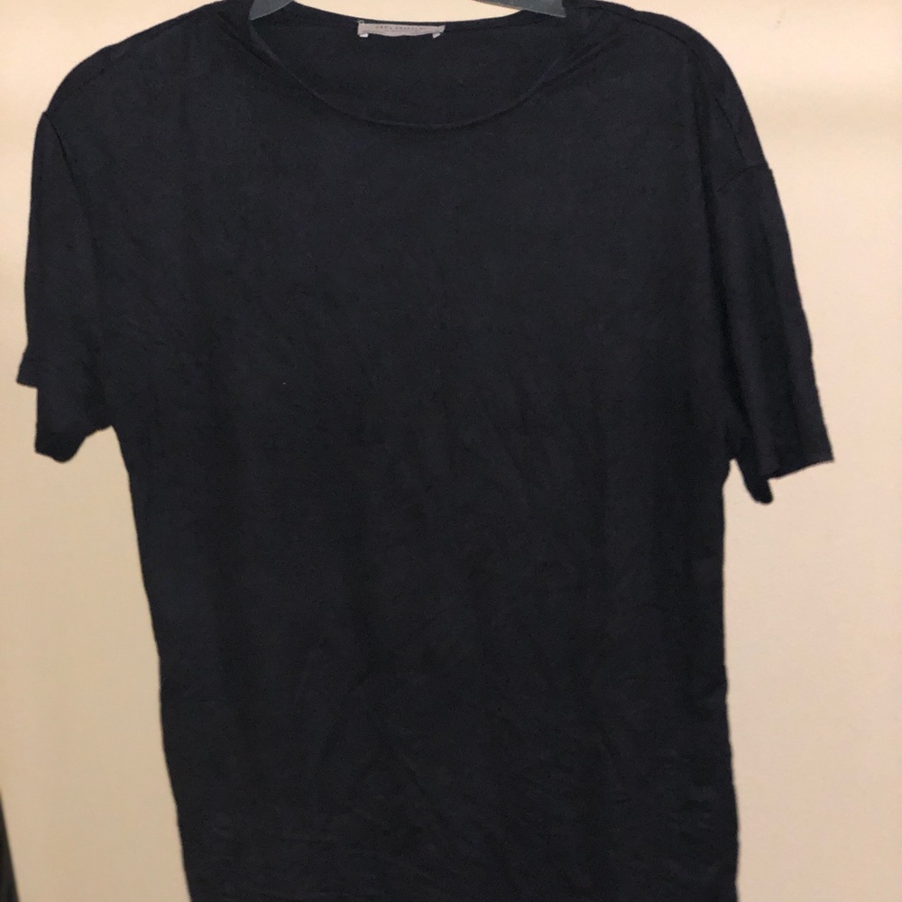 Suede t-shirt